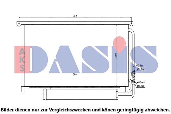 AKS DASIS Kondensaator,kliimaseade 122018N